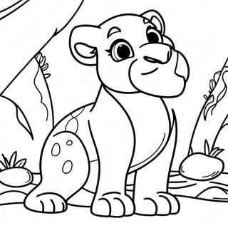 Grown Up Nala Coloring Page | Grown Up Nala coloring page