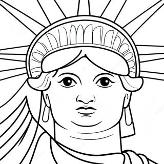 Statue of Liberty Coloring Page | New York coloring page
