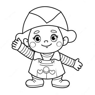 Noddy Coloring Page | Noddy coloring page
