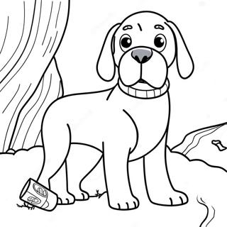 Dug Coloring Page | Dug coloring page
