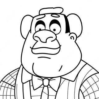 Uncle Grandpa Coloring Page | Uncle Grandpa coloring page