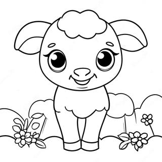 Easter Lamb Coloring Pages
