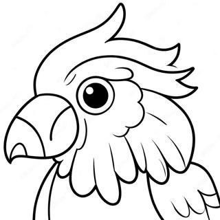 Cockatoo Coloring Page | Cockatoo coloring page
