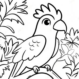 Cacatua Páginas para Colorir