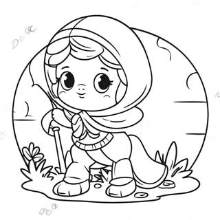 Ohuhu Coloring Page for Kids | Ohuhu coloring page