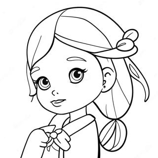 Turning Red Abby Coloring Page | Turning Red Abby coloring page
