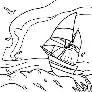 Stormy Weather Coloring Page | Stormy Weather coloring page