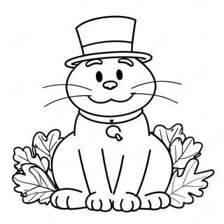 Garfield Thanksgiving Coloring Page | Garfield Thanksgiving coloring page