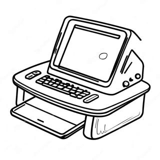 Leap Pad Imagination Desk Coloring Page | Leap Pad Imagination Desk coloring page