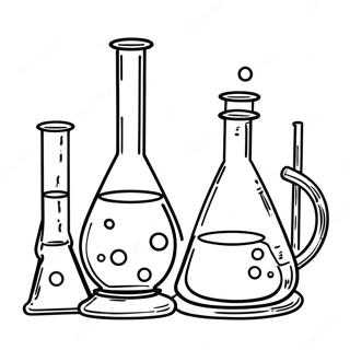 Chemistry Lab Coloring Page | Chemistry coloring page
