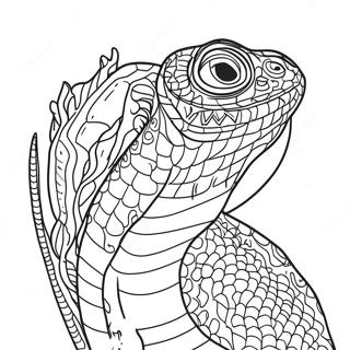 Lizard Man Coloring Page | Lizard Man coloring page