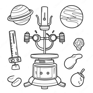 Physical Science Coloring Page | Physical Science coloring page
