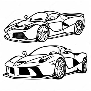 LaFerrari Ferrari Coloring Page | LaFerrari Ferrari coloring page