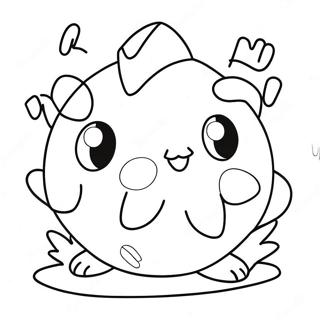 Togepi Cute Coloring Page | Togepi coloring page