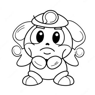 Marx Kirby Coloring Page | Marx Kirby coloring page