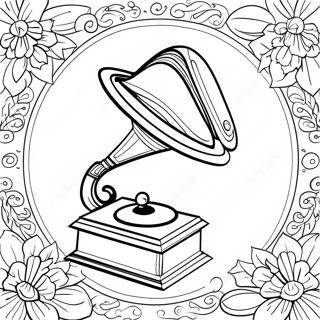 Grammy Award Coloring Page | Grammy coloring page