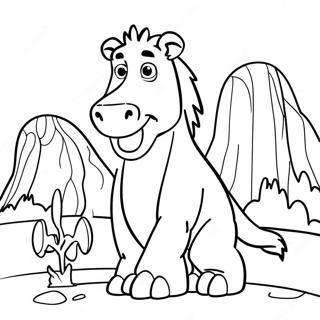 Ice Age 3 Coloring Page | Ice Age 3 coloring page