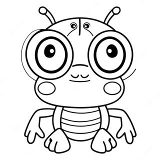 Jasper the Beat Bug Coloring Page | Beat Bugs Characters coloring page