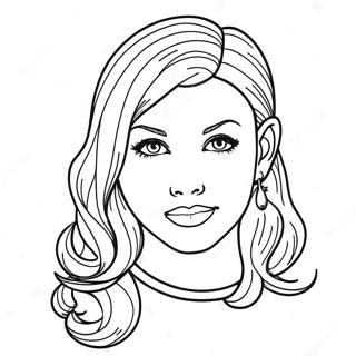 Bad Girl Coloring Page | Bad Girl coloring page
