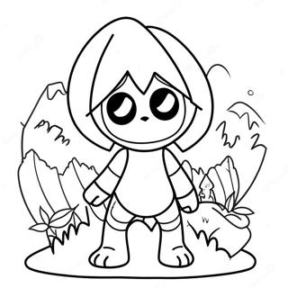 Deltarune Coloring Page | Deltarune coloring page