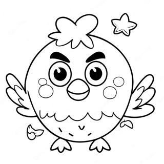 Angry Birds Stella Coloring Pages