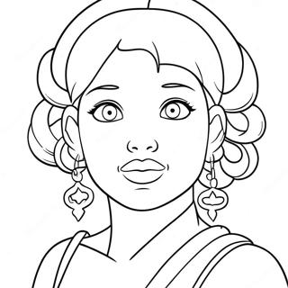 Mina Ashido Coloring Page | Mina Ashido coloring page