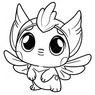 Navi Avatar Coloring Page | Navi Avatar coloring page