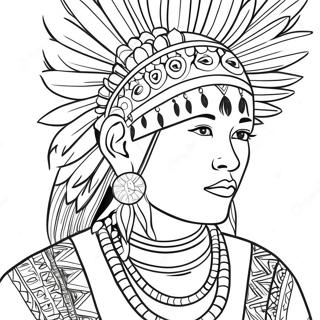 Ojibwe Coloring Page | Ojibwe coloring page