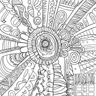 Traditional Ojibwe Patterns Coloring Page | Ojibwe coloring page