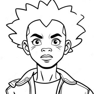 Boondocks Coloring Page | Boondocks coloring page