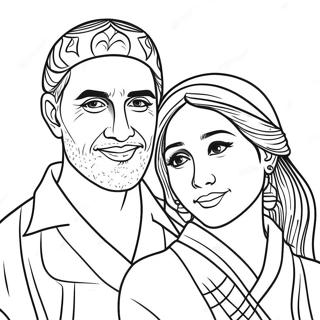 Omar and Hana Coloring Page | Omar and Hana coloring page