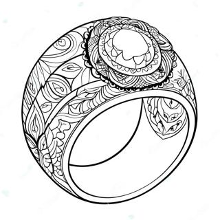 Cincin Halaman Mewarnai