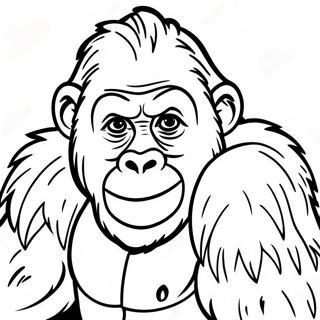Goodnight Gorilla Coloring Page | Goodnight Gorilla coloring page
