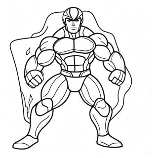Max Steel Colorful Action Figure Coloring Page | Max Steel coloring page