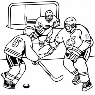 Eishockeyfeld Malvorlagen