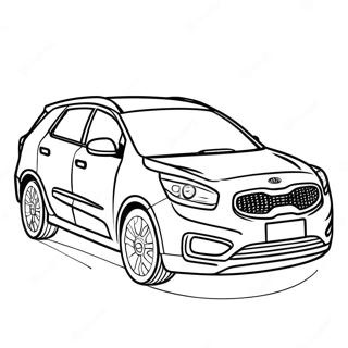 Kia Coloring Page | Kia coloring page