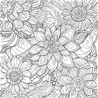 Intricate Patterns Fine Motor Coloring Page | Fine Motor coloring page