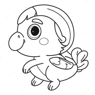 Adventurous Penelope Coloring Page | Penelope coloring page