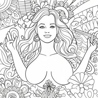 Body Positivity Affirmation Coloring Page | Body Positivity coloring page