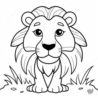 Alex the Lion Coloring Page | Alex the Lion coloring page