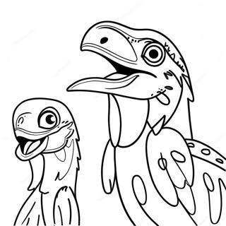 Raptors Coloring Page | Raptors coloring page