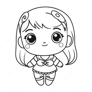 Kawaii Chibi Coloring Page | Kawaii Chibi coloring page