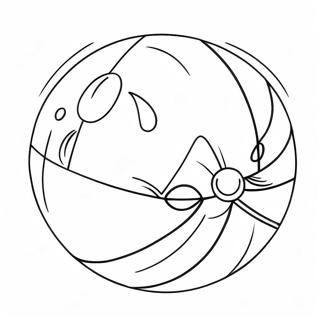 Beach Ball Coloring Page | Beach Ball coloring page
