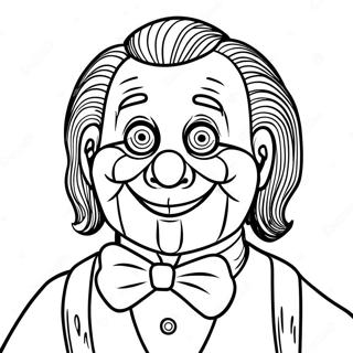 Billy the Puppet Coloring Page | Billy the Puppet coloring page