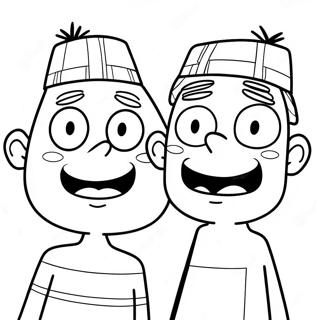 Ed Edd n Eddy Coloring Pages