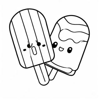 Popsicle Coloring Page | Popsicle coloring page
