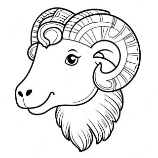 Ram Coloring Page | Ram coloring page