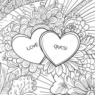 Romantic Love Quotes Coloring Page | Romantic Love Quotes coloring page