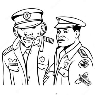 Tuskegee Airmen Coloring Page | Tuskegee Airmen coloring page