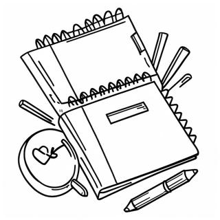 Diary Coloring Page | Diary coloring page